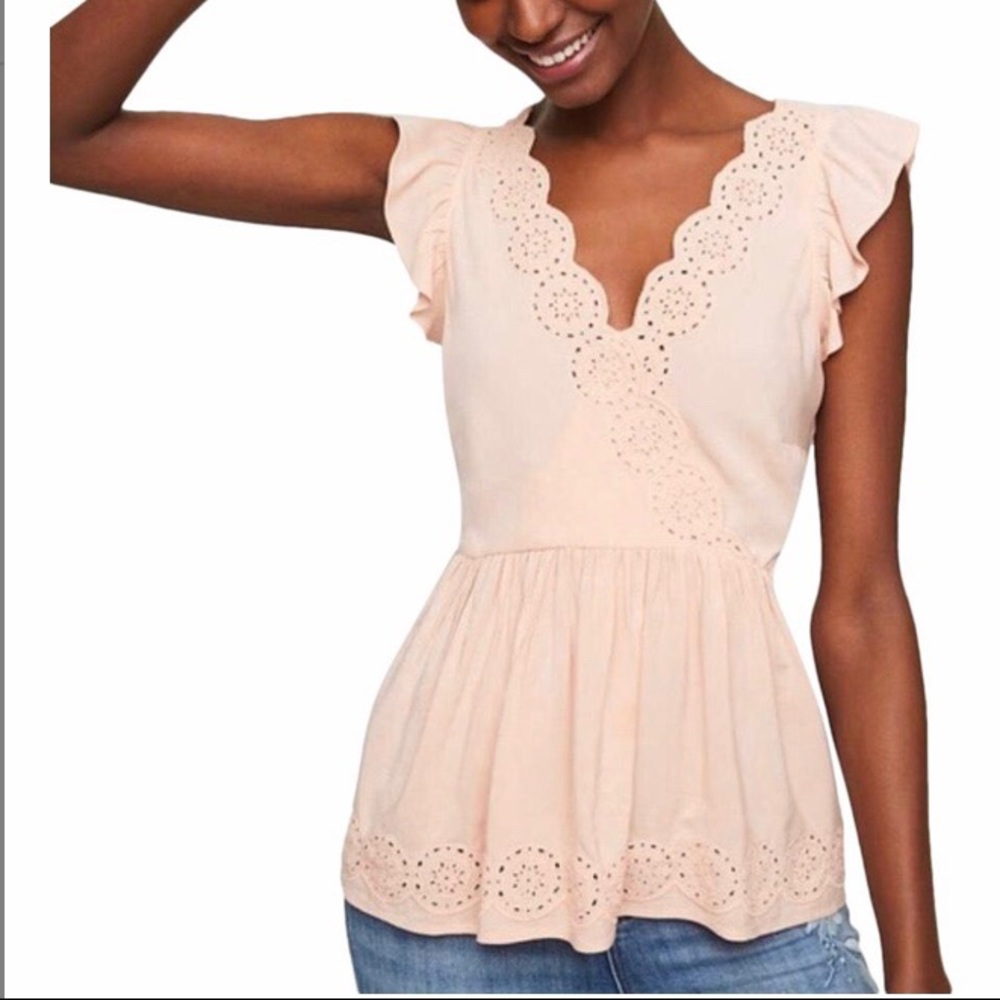 Ann Taylor loft eyelet top